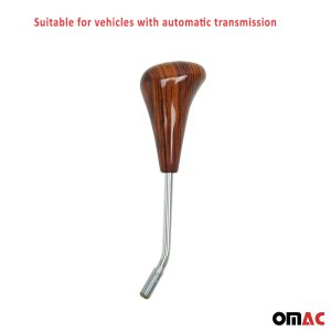 Mercedes S Class W126 Gear Shift Knob - Omac - Zebrano Automatic - '86-'91
